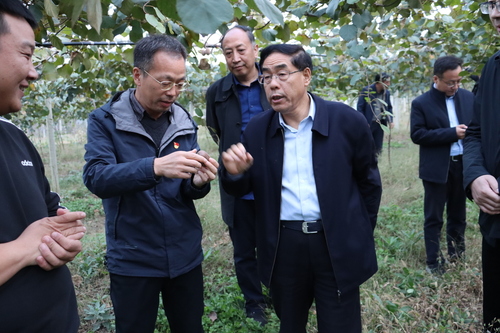 省财政厅副厅长张中亮赴新蔡县调研